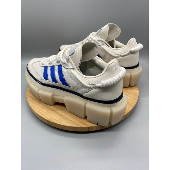 Adidas Shoes Ivy Parks Beyonce Super Platform White Blue GZ3890 Womens Size 10 - Picture 6 of 13